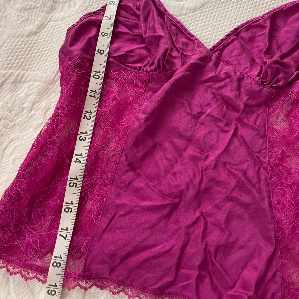 Victoria’s Secret 100% silk lace cami top - Picture 7 of 8
